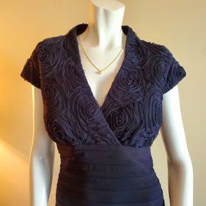 Laura Navy Blue Cocktail Dress